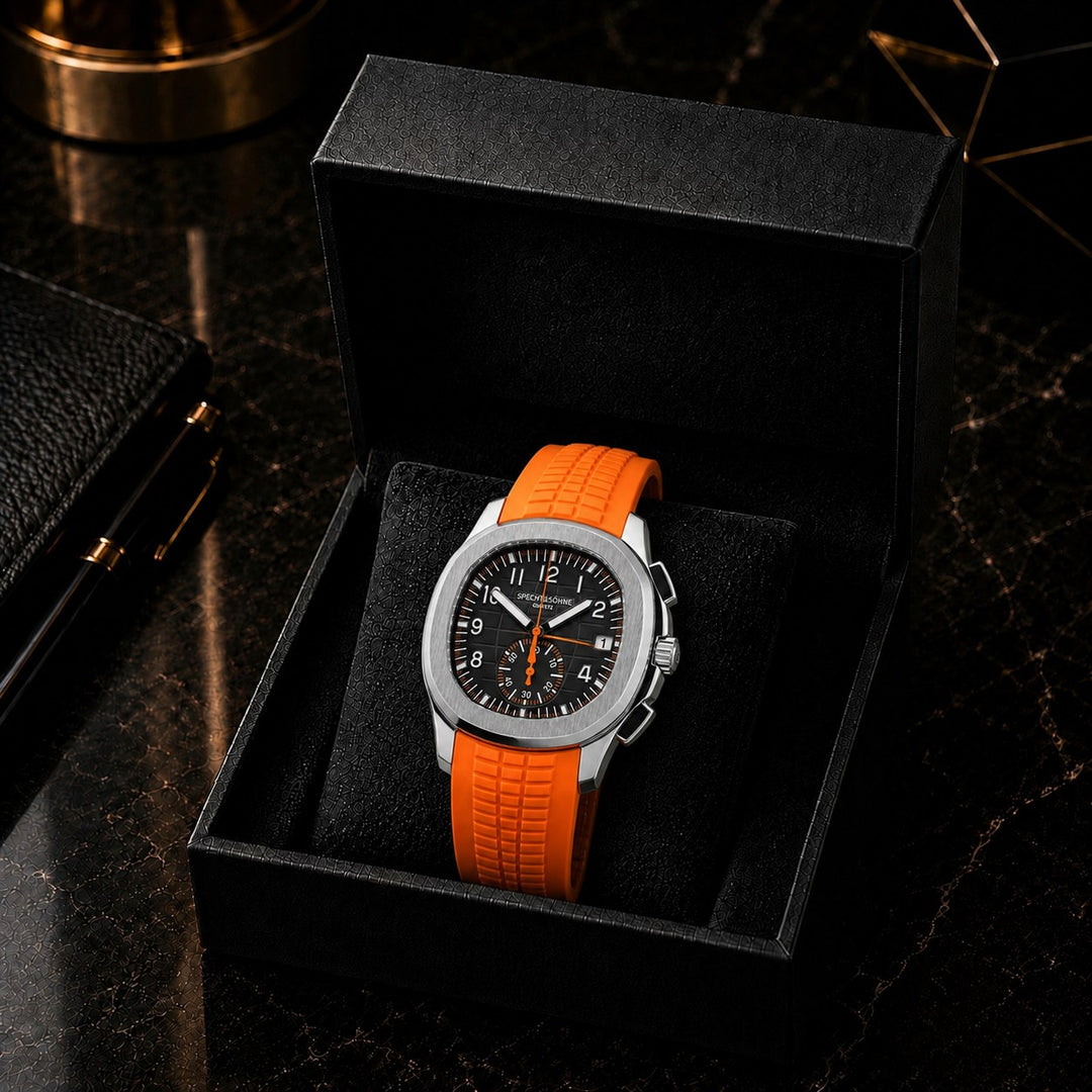 The Sport Chronograph in its presentation box